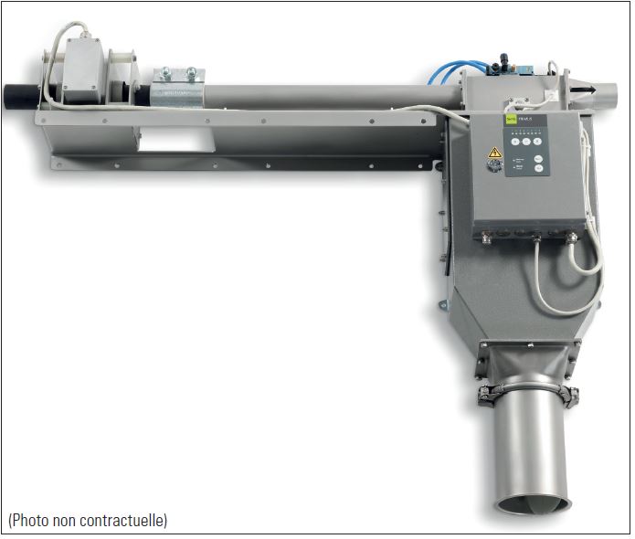 Séparateur de métaux transport pneumatique